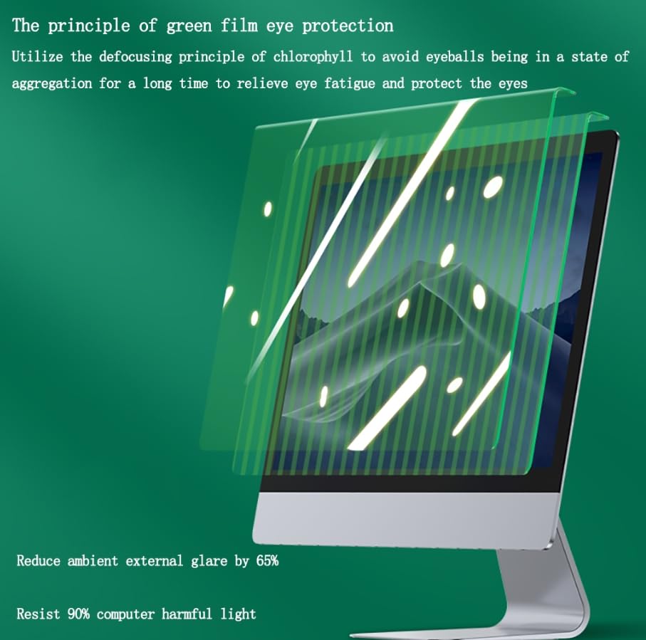 Luminexia Pellicola Protettiva per Monitor 17-27 "per Computer Desktop,Filtro Luce Anti-Blu,Pellicola Filtrante Anti-Ultravioletta per Protezione degli Occhi,per Programmatori,Amanti Gioco
