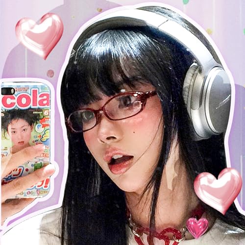 Image of TJUTR Office-Siren Bayonetta Glasses, Blue Light Computer Glasses for Women, Y2K Small Rectangle Frame Eyewear Anti Eyestrain