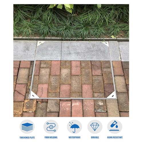 Couvercle de regard robuste de 8 cm de hauteur pour allée carrossable - 5