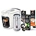 Tchibo Cafissimo mini Kaffeemaschine Kapselmaschine inkl. elektrischer Milchaufschäumer und 30 Kapseln für Caffè Crema, Espresso, Kaffee und Milchspezialitäten, Weiß