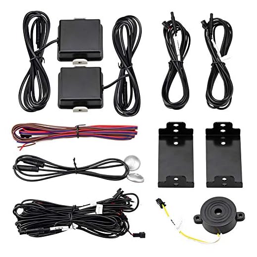 EASYGUARD EBS001 car Blind Area Detection System Lane Change Reminding Driving Assistance with 24Ghz Microwave Sensor Monitoring DC12V