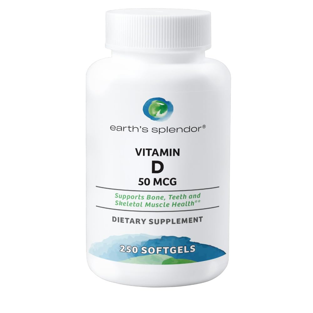 Vitamin D3 50mcg Softgels 250 Count Supplement Vitamin D3 50 mcg 250 ct