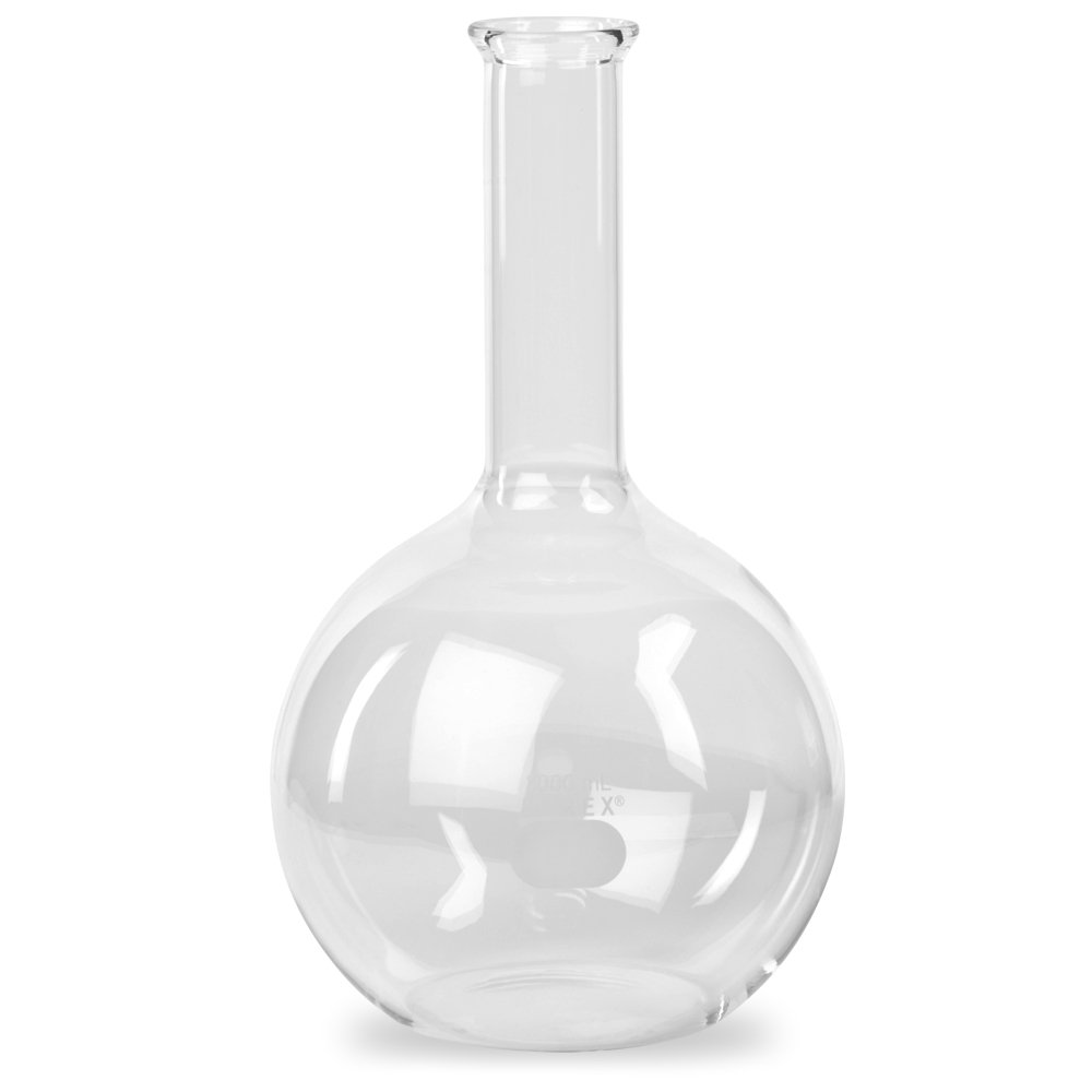 Corning Pyrex® #4060-2L, 2L Long Neck Boiling Flask, Flat Bottom and Tooled Mouth (Single)
