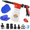 Lezcufer Car Wash Foam Gun, Adjusta...