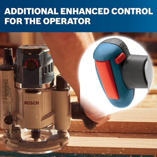 BOSCH MRC23EVSK Combination Router 15 Amp 2.3 Horsepower Corded Variable Speed Combination Plunge & Fixed-Base Router Kit with Hard Case