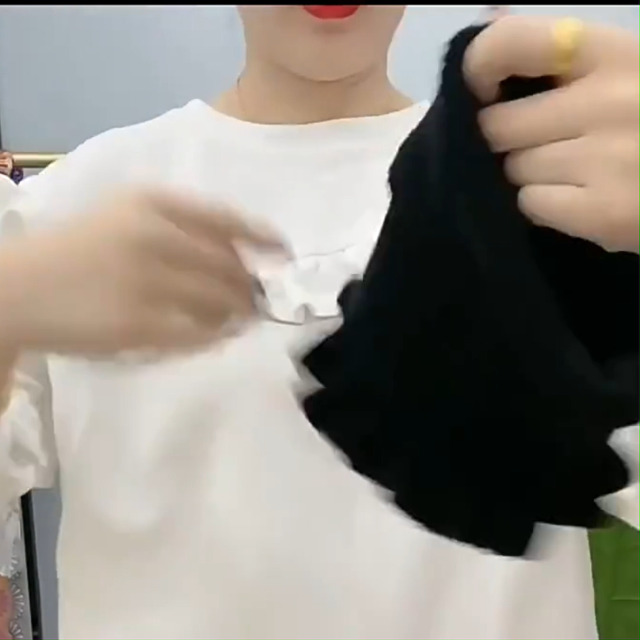 Maglia Girocollo In Cotone E Cashmere Con Toppe Sui Gomiti - Bottega - Foto 5