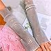 Ywmsfl Rhinestones Gloves For Women Party Fingerless Oversleeve Cover Arm Warmers Lady Evening Party Sleeves Dance Gloves Fashionable Sleeve Fashion Accessory