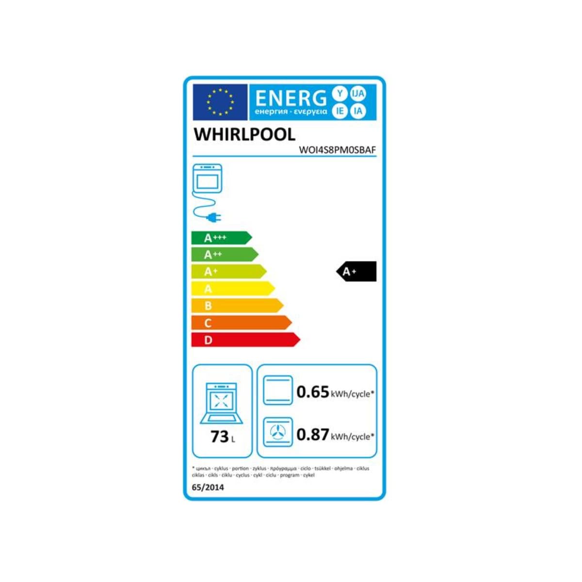 Four Intégrable 73l 60cm Pyrolyse + Hydrolyse - WOI4S8PM0SBAF