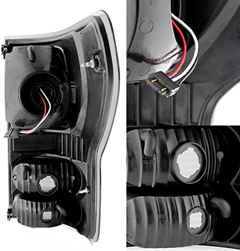 AKKON - For 07-13 Toyota Tundra Pickup Truck Black Smoke Rear LED Tail Lights Brake Lamps Replacement Pair