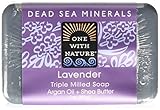 One With Nature Dead Sea Mineral Soap Lavender, 7 Ounce