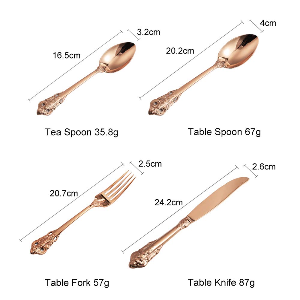 SET 6 PZ FORCHETTA FORCHETTE TAVOLA IN ACCIAIO INOX MANICO COLORE ROSSO - Foto 2