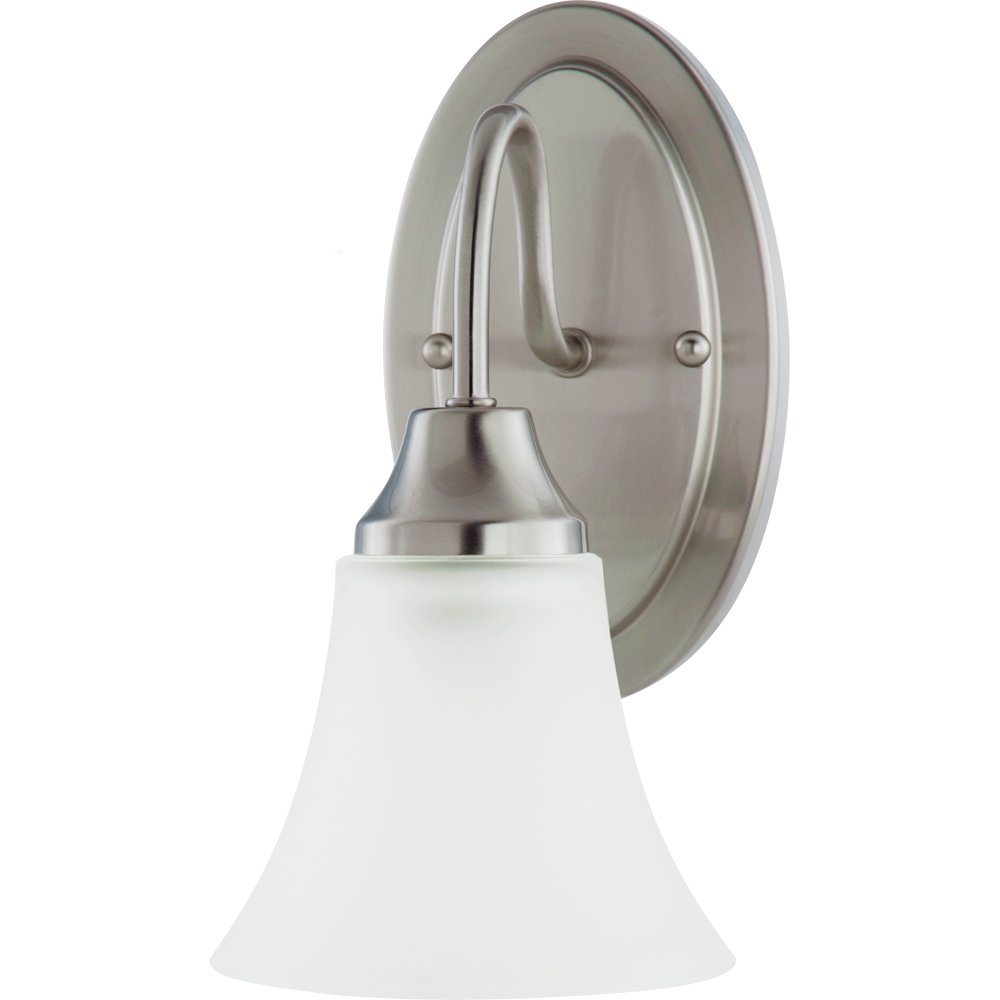 Sea Gull Lighting 41806-962 Holman One Wall/Bath Vanity Style Lights, Brushed Nickel