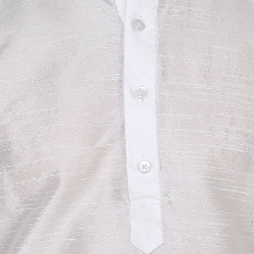 Image of Royal Kurta Men's Cotton Silk Plain Solid Long Only Kurta