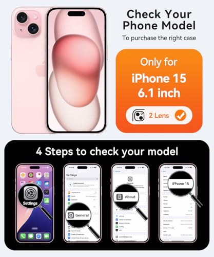 Image of CANSHN Magnetic for iPhone 15 Case, Upgraded [Full Camera Protection] [Compatible with Magsafe] [Translucent Matte] Shockproof Protective Phone Case for iPhone 15 6.1 inch - Light Blue