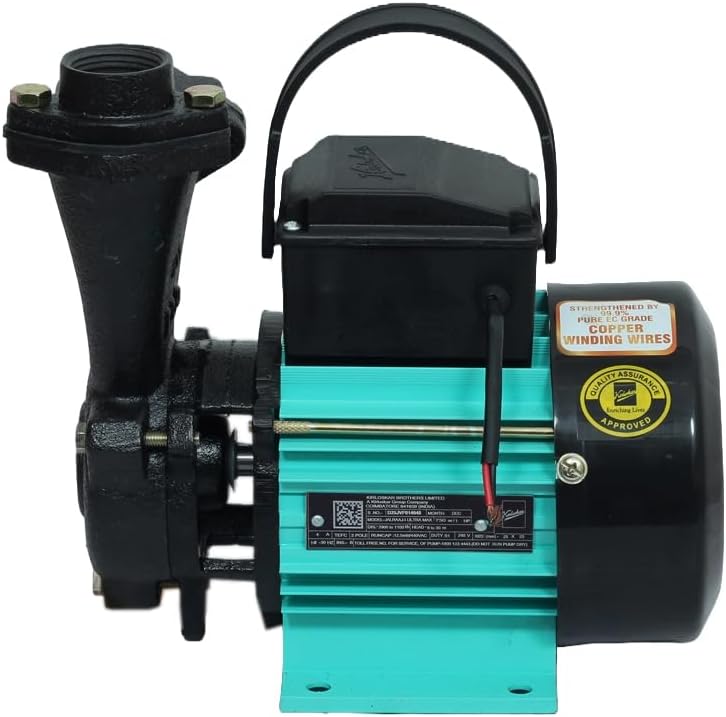 Kirloskar Jalraaj ultra max 1 HP Single Phase Self Priming Pumpset|Residential Water pump 1HP| Pure Copper Winding|1 year warranty