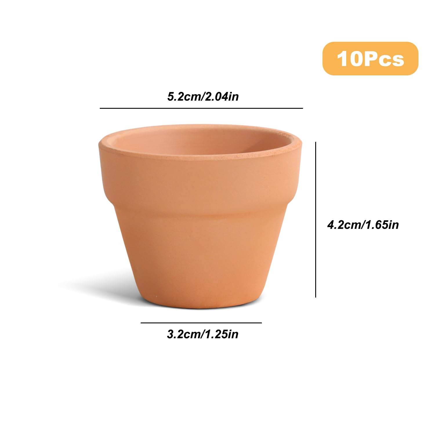 Pots En Terre Cuite 24 Mini 3,5x3 Cm - Pots Avec Trou De Drainage - Pour Succulentes, Semis, DIY Pots Personnalisables DIY Pots En Terre Cuite 24 Mini 3,5x3 Cm - Pots Avec Trou De Drainage - Pour Succulentes, Semis, DIY Pots Personnalisables DIY