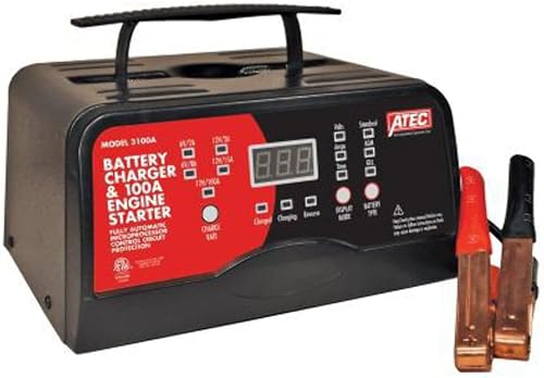 Associated Equipment Cargador de batería Atec 3100A, 612V 152A automático, 100A Starat