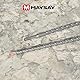 Maysay SDS Plus Hammerbohrer 18x460mm mit 4 HartmetallschneidenProfessioneller Betonbohrer für Stein, Beton, Holz, Ziegel und Fliesen