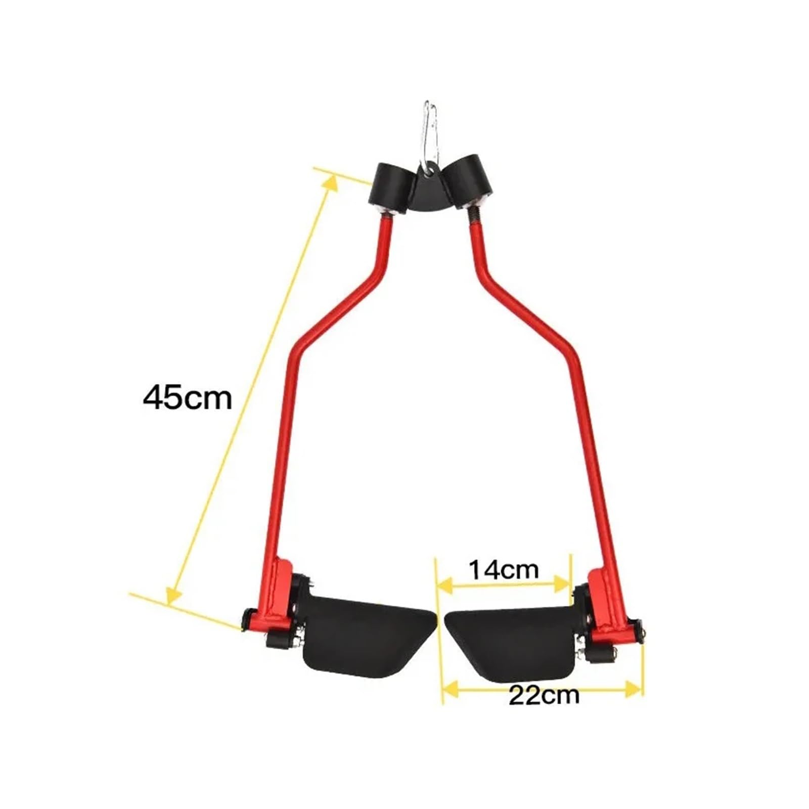 Regolabile Fitness LAT Pull Down Bar Palestra Puleggia Cavo Macchina Accessori Home Bicipiti Tricipiti Indietro Blaster Canottaggio Allenamento Maniglia(8)