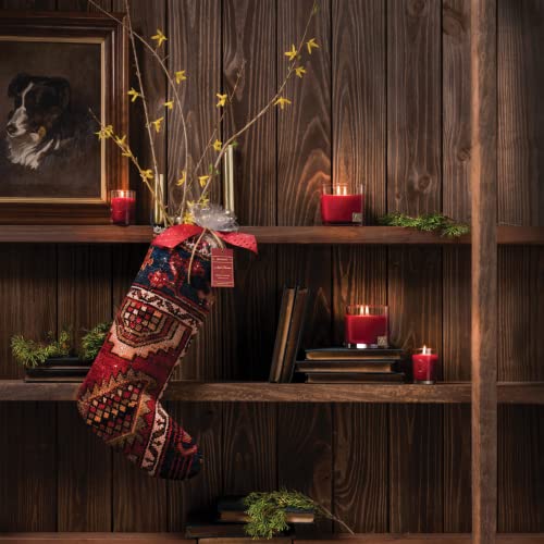 Aromatique Smell Of Christmas Glass Cube Candle 12Oz Decorative Home Fragrance Aromatherapy Long Lasting Room Air Freshener Perfect Fall Decoration Luxury Minimalism Modern Candle Gift 56 Hour Burn! #TOP1