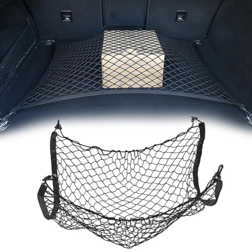 BWCXLJSM Red Maletero de Coche, para Seat Ateca/Ibiza V/Ibiza IV Leon MK4 Cupra Formentor, Red De Carga Red Equipaje Elástica Redes Almacenaje Coche Equipaje Red Carga Accesorios,A /70 * 70cm