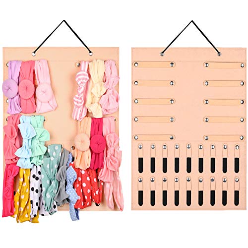 AROUY Baby Girl Headbands and Bows Hanging Organizer or Storage Holder