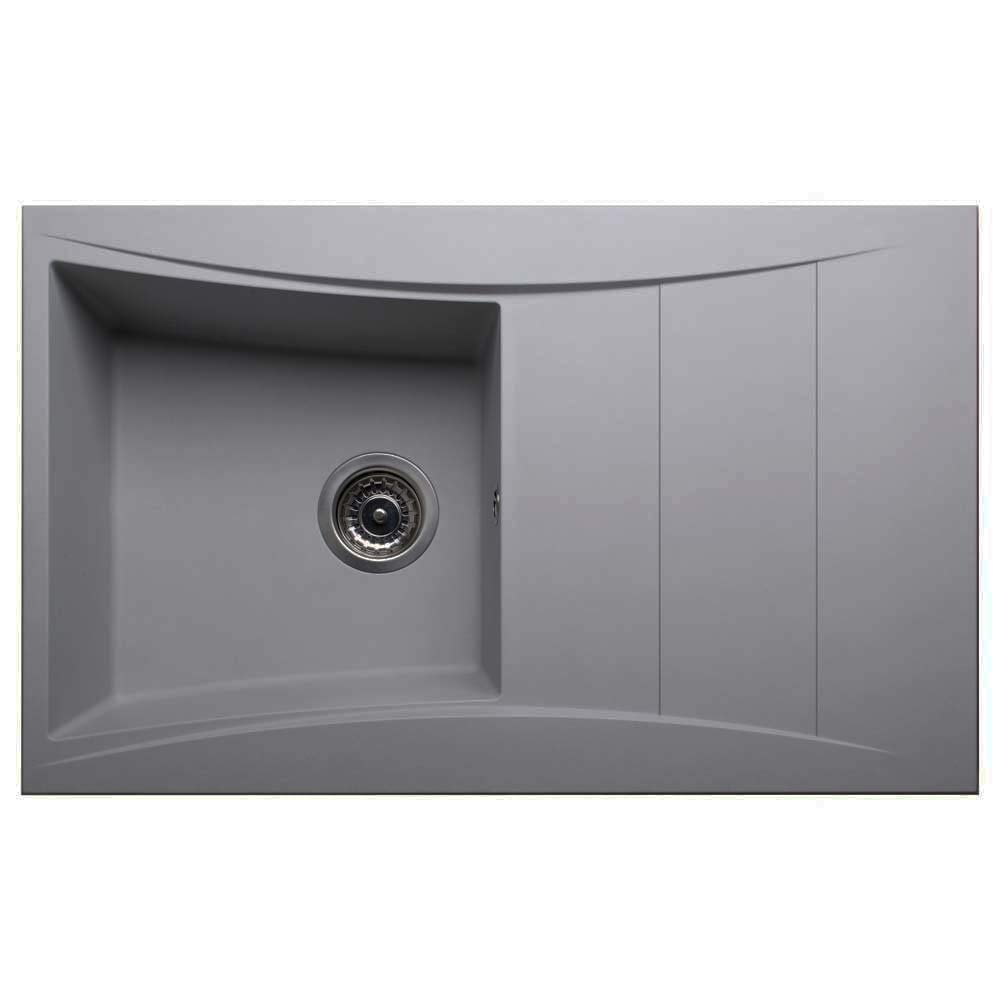 Astini Xeron 1.0 Bowl Grey SMC Synthetic Reversible Kitchen Sink & Waste
