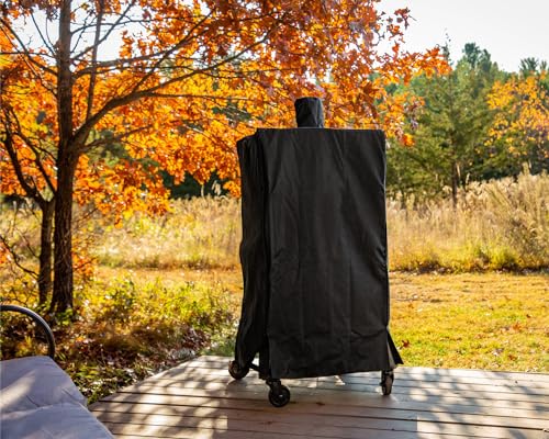 Image of ZJYWSCH Grill Cover for Pit Boss Pro Series DX 4 Wood Pellet Vertical Smoker PBV4PS2 PBV4PS1 PBV4NX PBV4DX Heavy Duty PitBoss Copperhead Onyx 1300 Vertical Smoker Cover