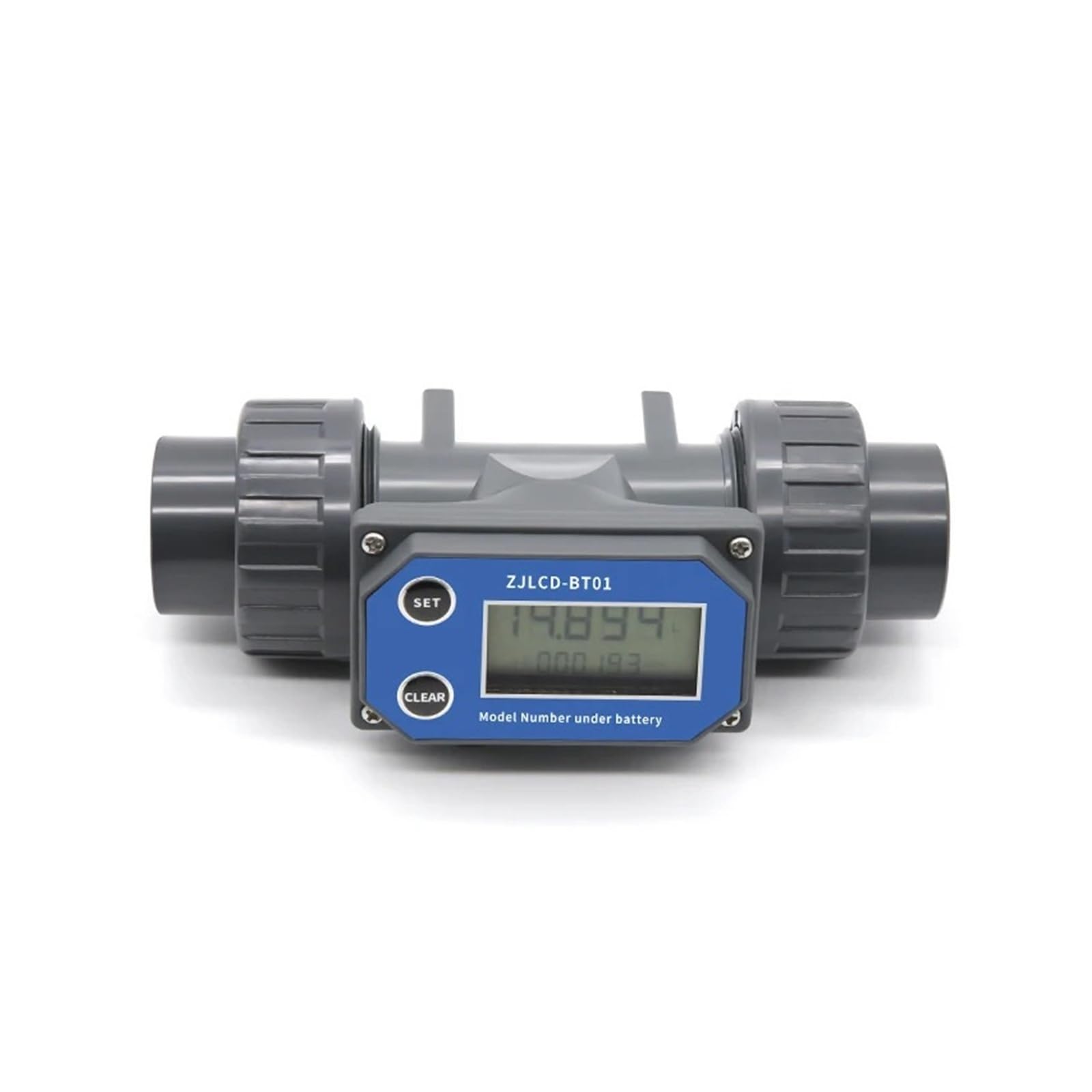 2.5 cm 2.5-1.3 cm 5.1-1.3 cm 7.6 cm turbinowy przepływomierz elektroniczny przepływomierz PCW z cyfrowym wyświetlaczem LCD do nawadniania gospodarstwa/ogrodu precyzyjne odczyty (bez kabla, DN65)