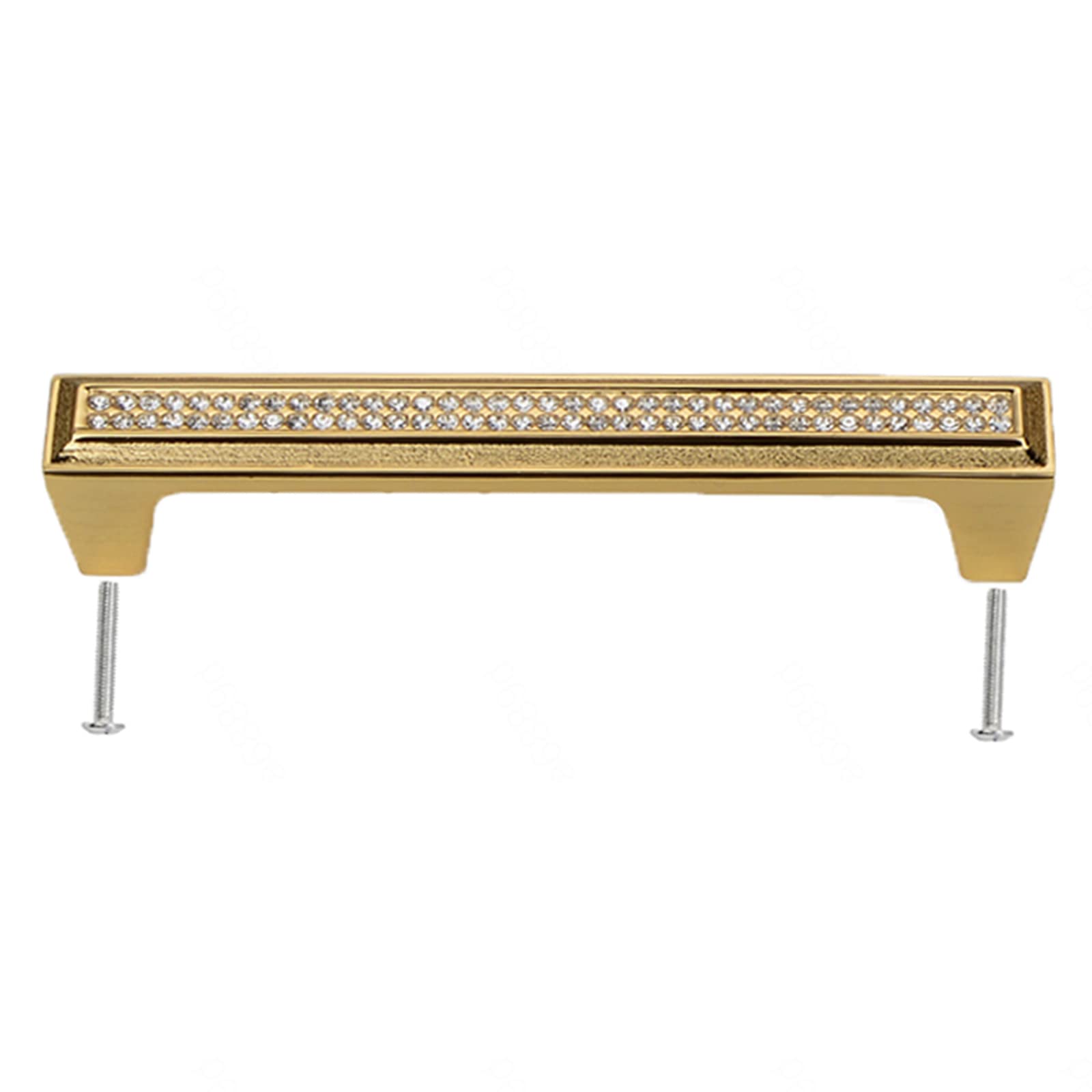 SBZIOJHDR Door Handle, Furniture Door Pull Handle,ZineAlloy Cabinet Handles,Diamond Glass Wardrobe Knobs with Screws(Holedistance160mm)