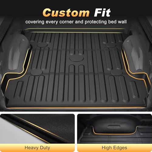 Image of 6.4FT Truck Bed Mat & Tailgate Mat for Dodge Ram 2500 /3500 2009-2026 6.4ft