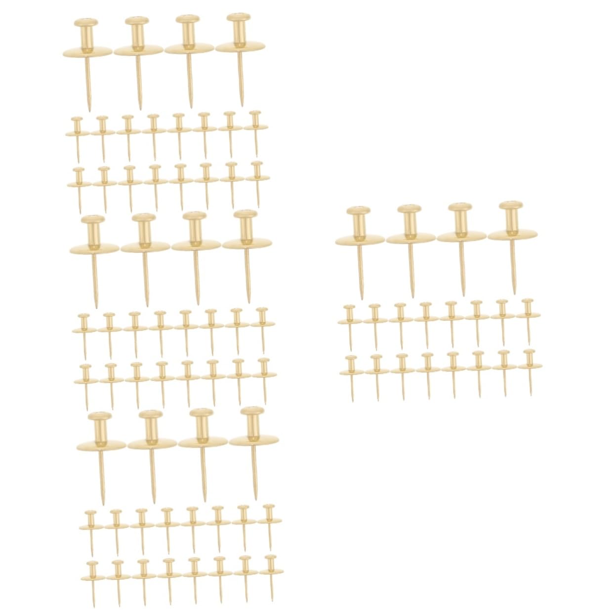 Artibetter 80piezas Clavos Decorativos Para Colgar Cuadros Clavos De Pared Multifuncionales Para Clave Pinturas y Documentos Fácil Instalación y Resistente