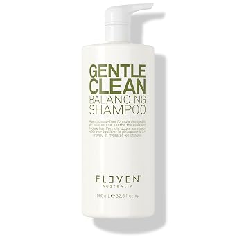ELEVEN AUSTRALIA Gentle Clean Balancing Shampoo - Mild Daily Sulfate Free Shampoo for All Hair Types, Removes Buildup, Lightweight & Moisturizing, Hydrating Formula for Men & Women