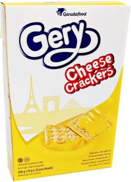 Gery Cheese Crackers 20pcs 200g (10g x 20)