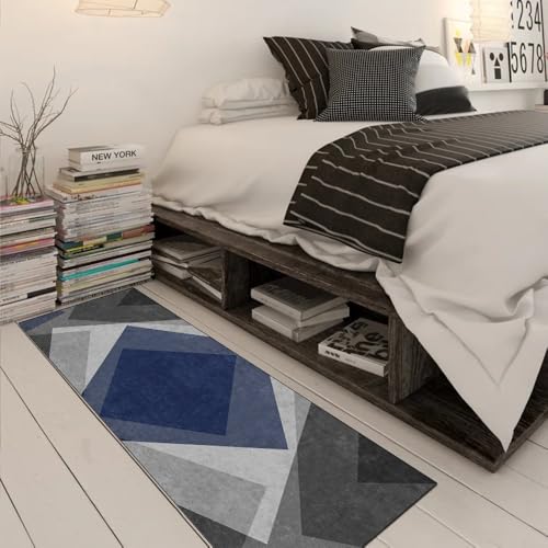 Alfombra larga patchwork para transformar el pasillo y la cocina moderna 3