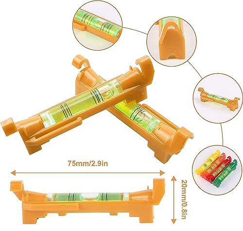 Profi Schnurwasserwaage und Schnurspanner im Set für Schlagschnur Maurerschnur Richtschnür/Maurerarbeiten, Pflaster-Arbeiten | Profi und Hobby Handwerker