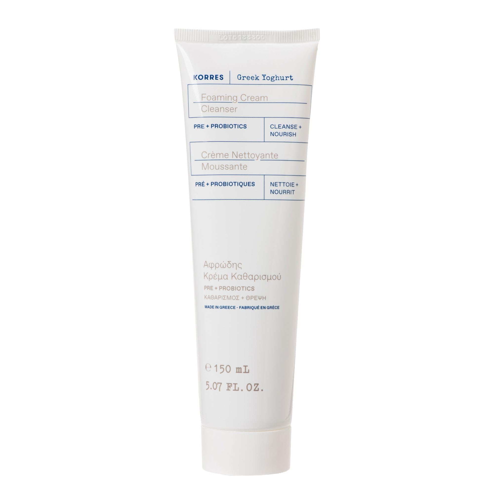 Greek Yoghurt Foaming Cream Cleanser | Pre + Probiotics 150ml