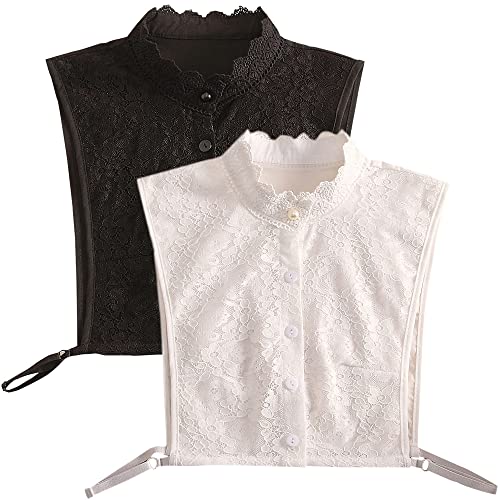 LoudSung Demi-chemise détachable avec faux col à volants Cover