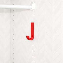 10-Pack Closet Hooks Compatible with IKEA Pax System 32,White