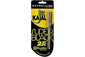 Maybelline New York New The Colossal Kajal - Super Black Waterproof Pencil