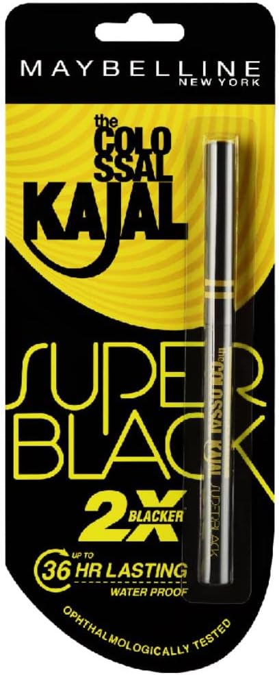 Maybelline New York Colossal Kajal (12 Hour Long-Stay Pitch Black)