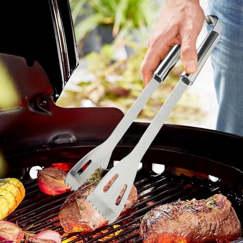 Set de 20 utensilios para parrilla de acero inoxidable miniatura 6