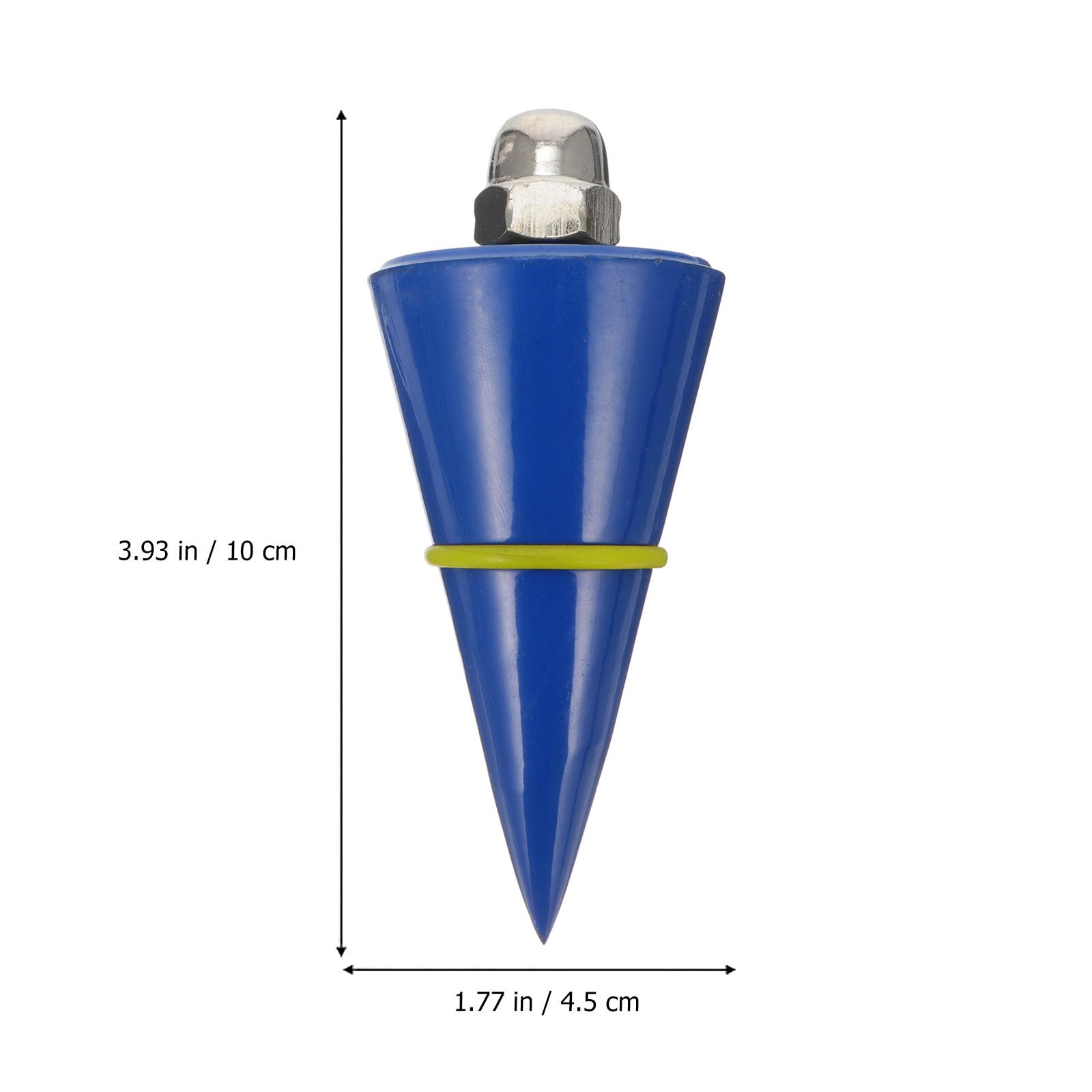 Toddmomy Outil de Mesure Construction Marteau Vertical 300G Fil à Plomb Suspendu 12M pour Usage Professionnel sur Chantier Couleur Aléatoire