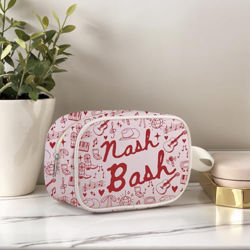 WCGXKO Nash Bash Clear Makeup Bag Nashville Bachelorette Gift Nashville Trip Gift for Besties (Nash Cbag)4