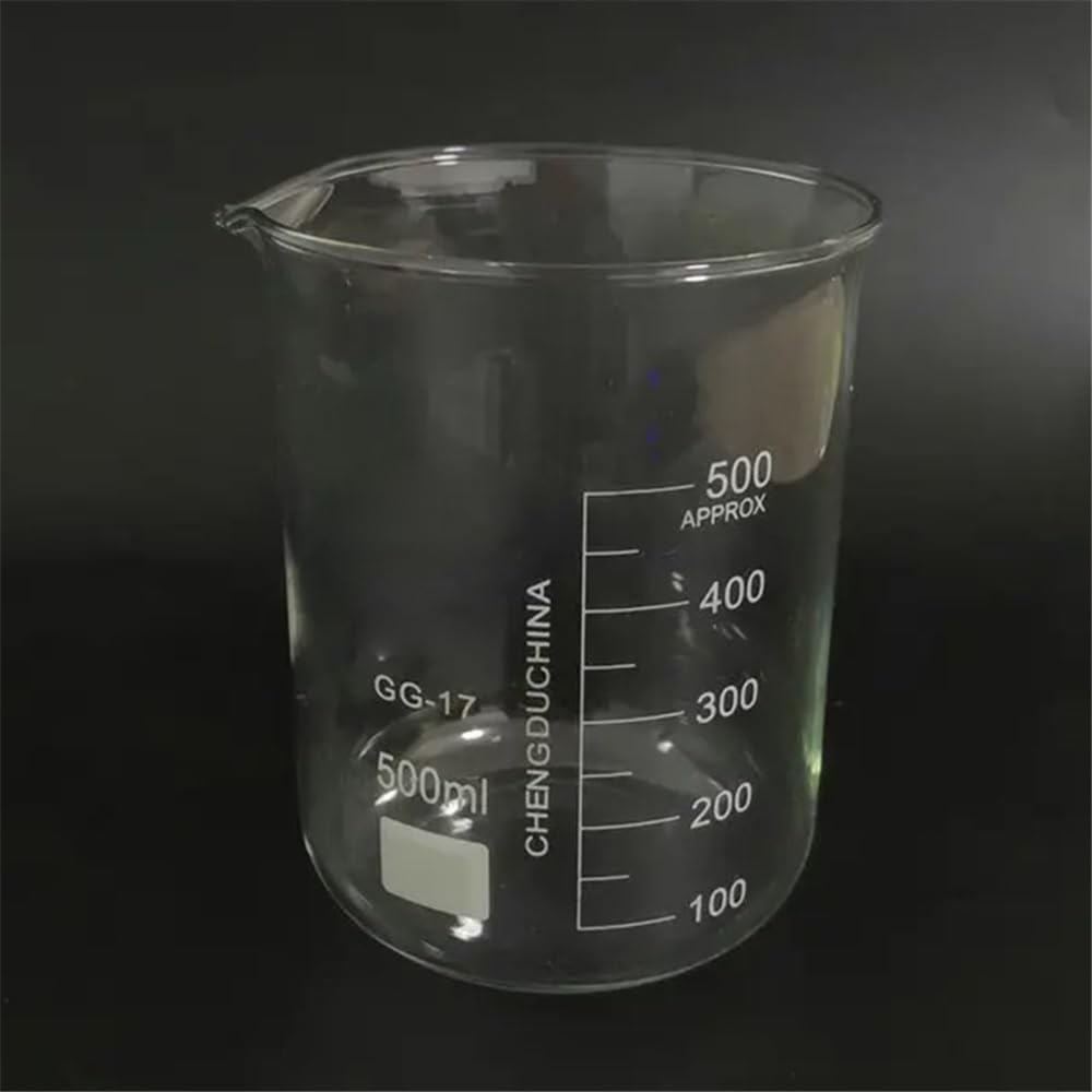 Szklany kubek borokrzemianowy Zlewka szklana 25 ml do 2000 ml Sprzęt laboratoryjny(2000ml)
