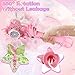 Gretex Bubble Wands Toys for 4 Year Old Girls: Princess Wand Gifts for 3 Year Old Girl Handheld Bubble Machine for Kids Birthday Gift for 3 Year Old Girl Toys for 3 4 5 6 Year Old Girls, Pink