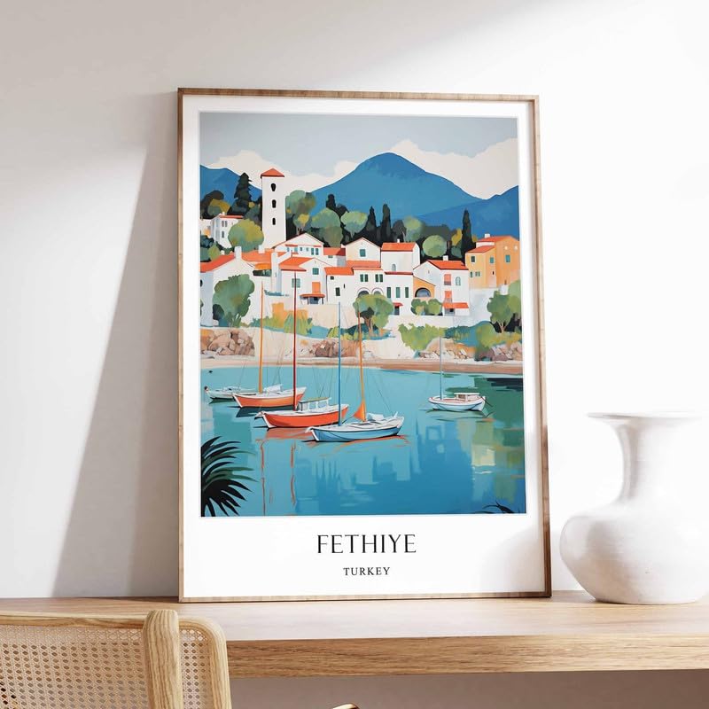 Poster Fethiye affiche murale inspirante avec citation motivante pour illuminer votre quotidien