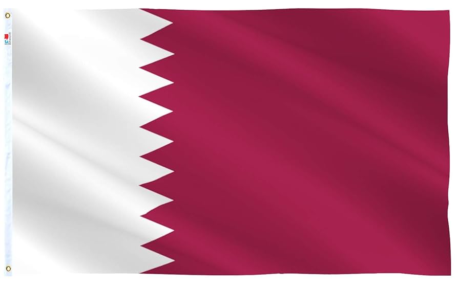 Amazon.com : Qatar Flag 3x5Ft New- Large 100D Polyester For Moderate Outdoor Indoor Qatari Flags House Decoration Yard Garden Gifts Banner : Patio, Lawn & Garden