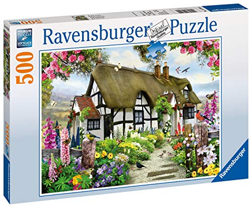 Ravensburger Puzzle 14709 - Verträumtes Cottage - 500 Teile Puzzle für Erwachsene und Kinder ab 10 Jahren – Bild 2