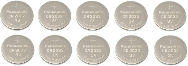 Panasonic CR2032 Pack of 10 Lithium Coin Batteries